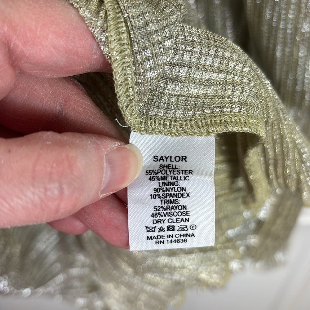 NWOT Saylor Gianna platinum set sz med - Picture 13 of 16